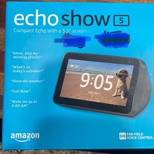 Amazon echo show 5 new in box